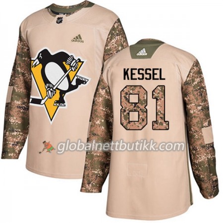Pittsburgh Penguins Hockeydrakt Phil Kessel 81 2017-2018 Camo Veterans Day Practice Adidas Authentic - Herre